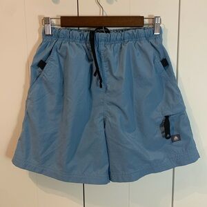 nike acg blue mesh lined‎ outdoor hiking shorts women’s Small 4 6